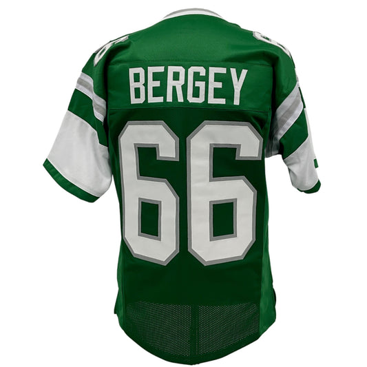 Bill Bergey Jersey Green Philadelphia S-5XL Custom Sewn Stitched