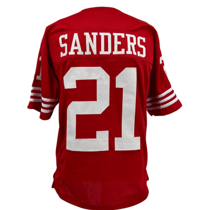 Deion Sanders Jersey Red San Francisco M-5XL Custom Sewn Stitched