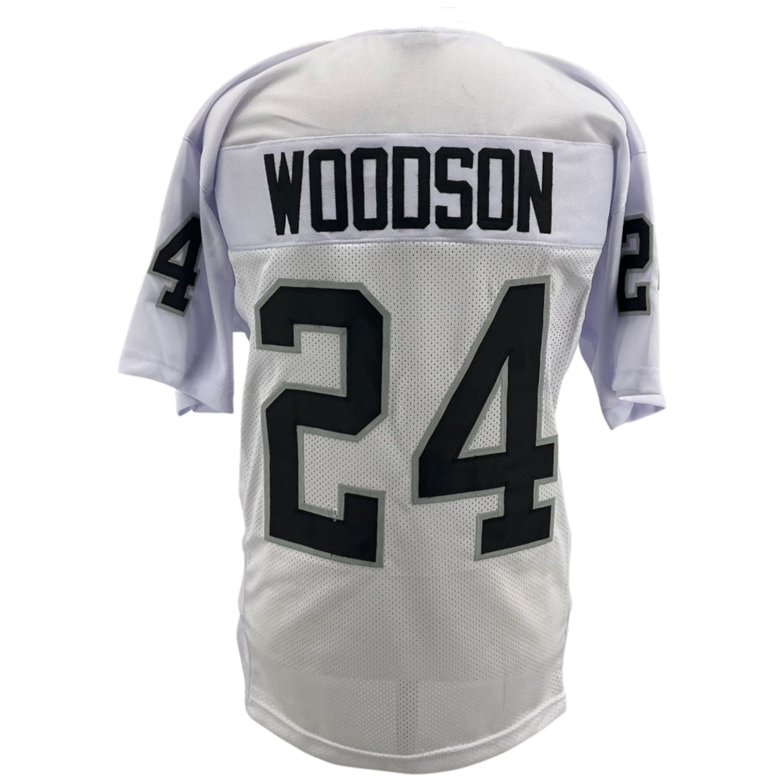 Charles Woodson Jersey White Oakland B/SL M-5XL Sewn Stitch.