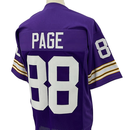 Alan Page Jersey Purple Minnesota | M-5XL Custom Sewn Stitch