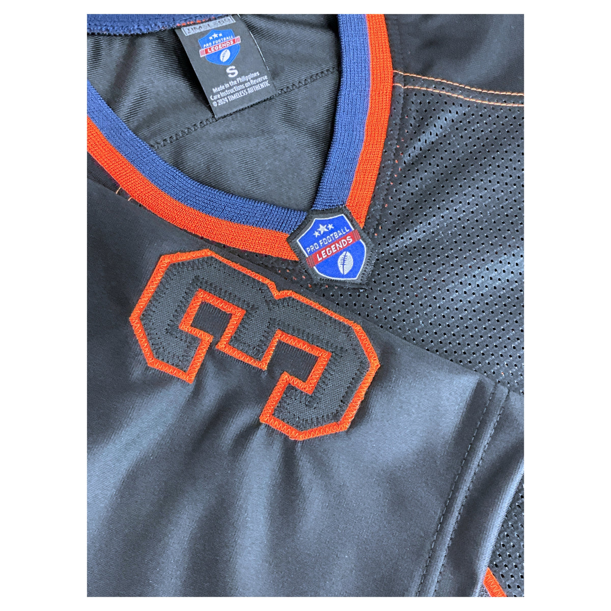 Walter Payton Jersey Black Orange Chicago | Unisex Adult Sizes S-5XL Unsigned Custom Sewn Stitched