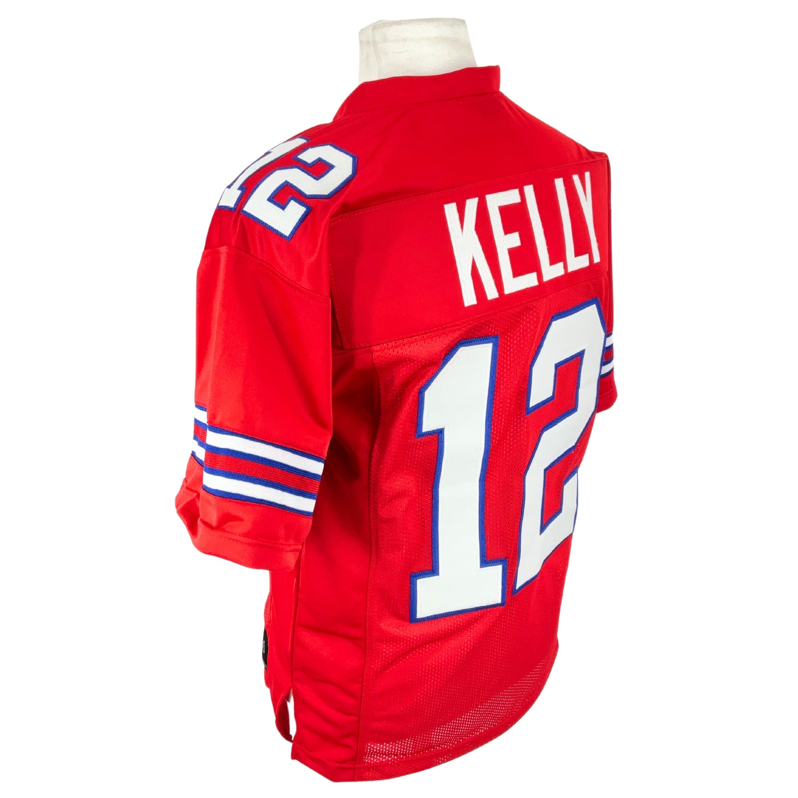 Jim Kelly Jersey Red Buffalo | Unisex Adult Sizes S-5XL Unsigned Custom Sewn Stitched