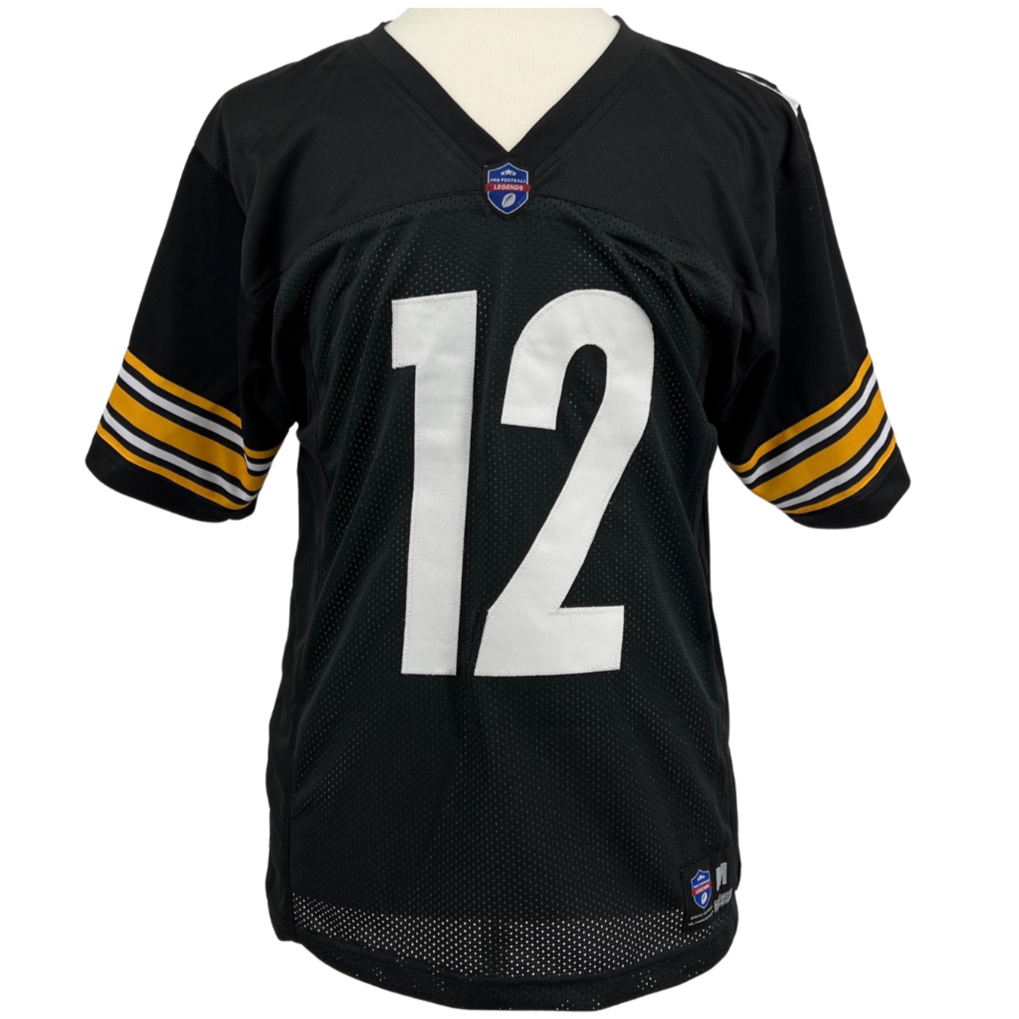 Terry Bradshaw Jersey Black Pittsburgh Modern Number M-5XL Custom Sewn Stitch