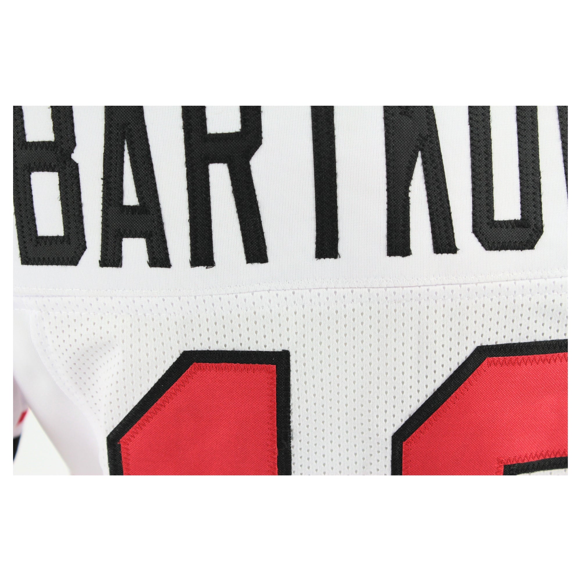 Steve Bartowski Jersey White Atlanta |  Unisex Adult Sizes S-5XL Unsigned Custom Sewn Stitched