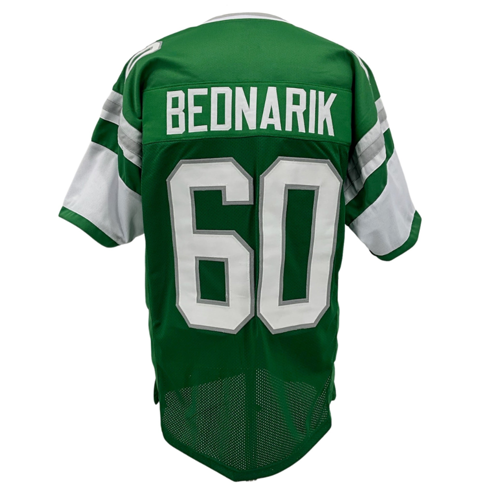 Chuck Bednarik Jersey Green Philadelphia | S-5XL Unsigned Custom Sewn Stitched