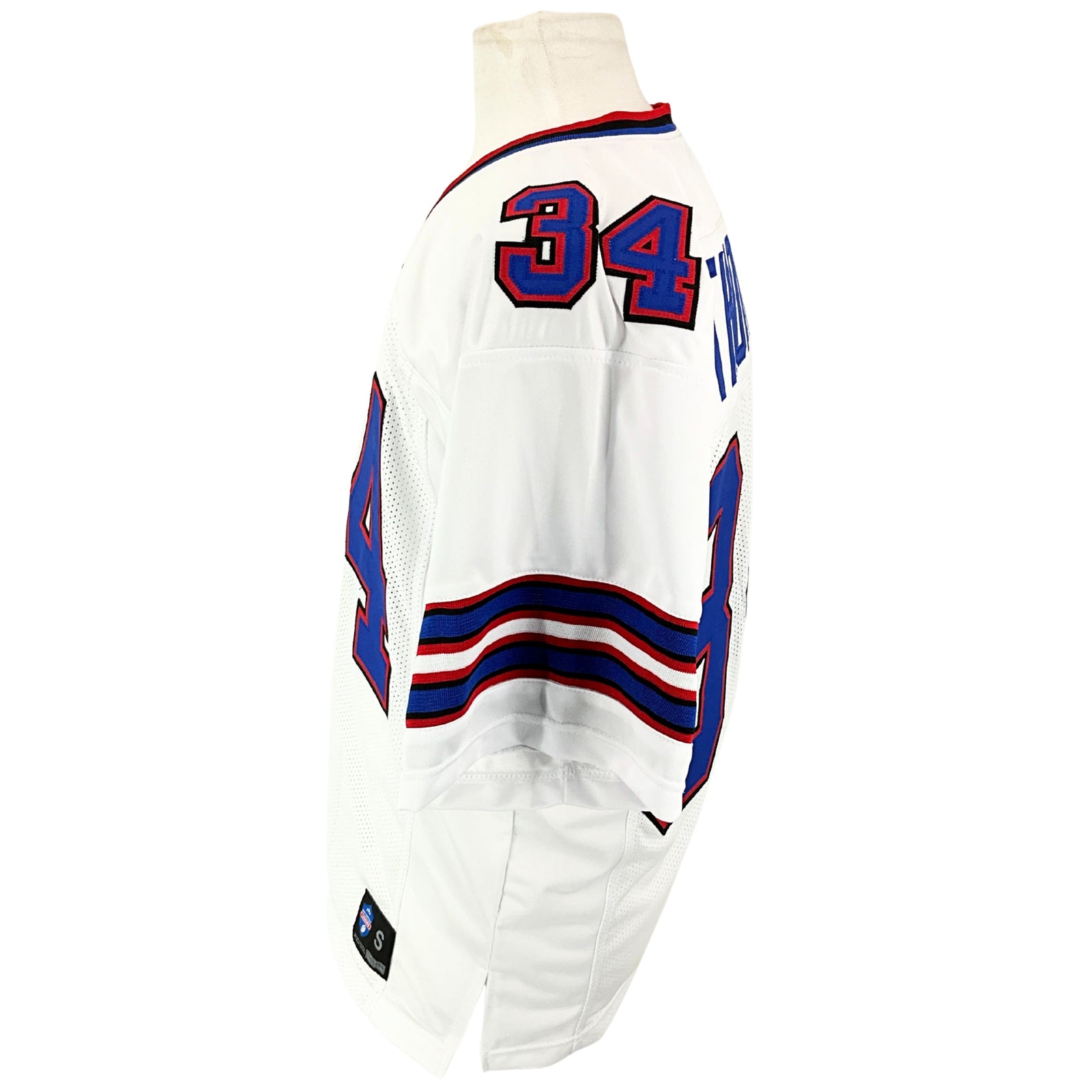Thurman Thomas Jersey White Buffalo | Unisex Adult Sizes S-5XL Unsigned Custom Sewn Stitched