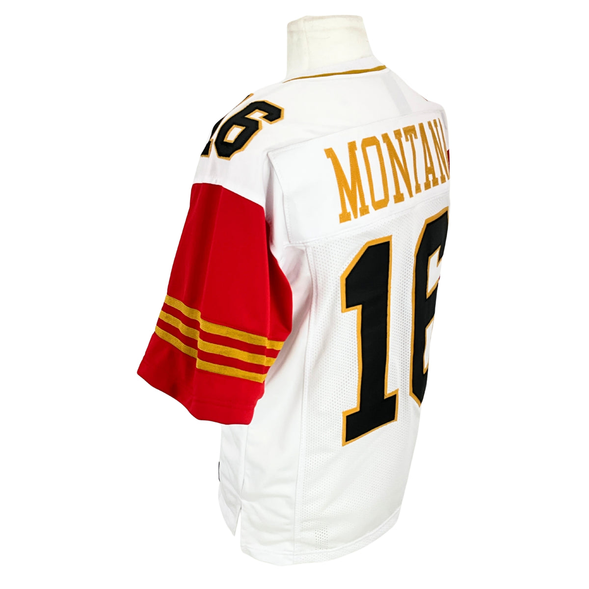 Joe Montana Jersey Red White San Francisco | Unisex Adult Sizes S-5XL Unsigned Custom Sewn Stitched