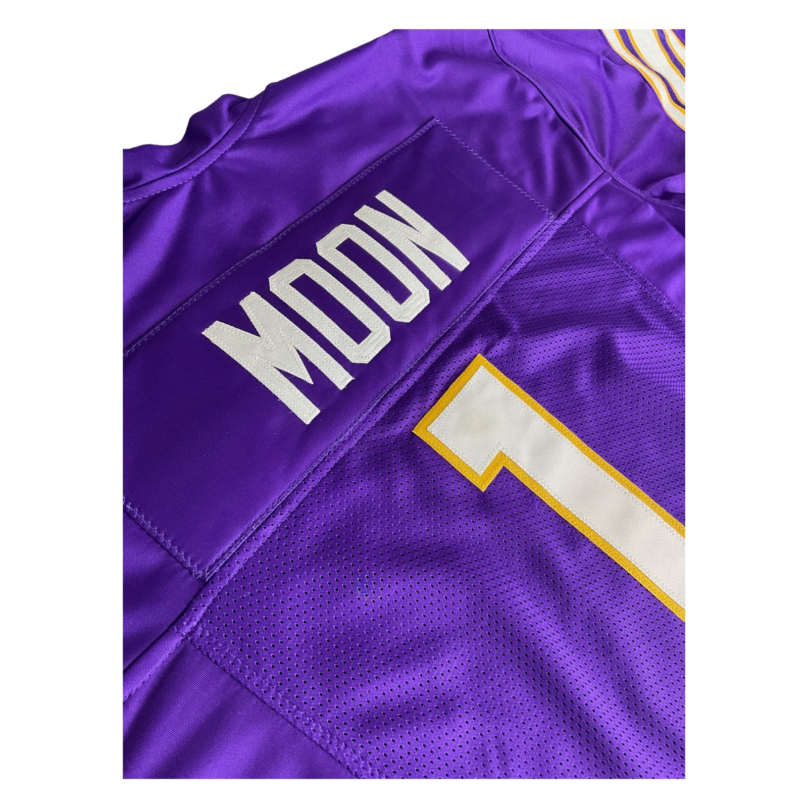 Warren Moon Jersey Purple Minnesota | Unisex Adult Sizes S-5XL Unsigned Custom Sewn Stitch