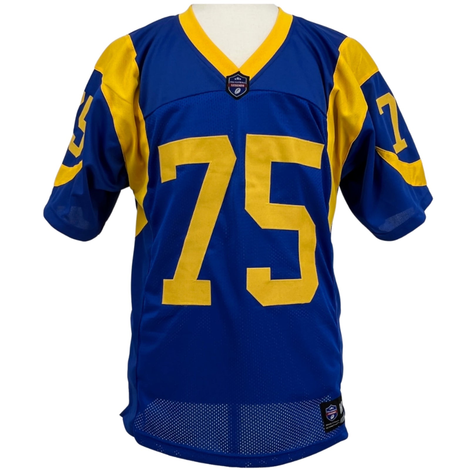 Deacon Jones Jersey Royal Blue Los Angeles | Adult Unisex S-5XL Unsigned Custom Sewn Stitched