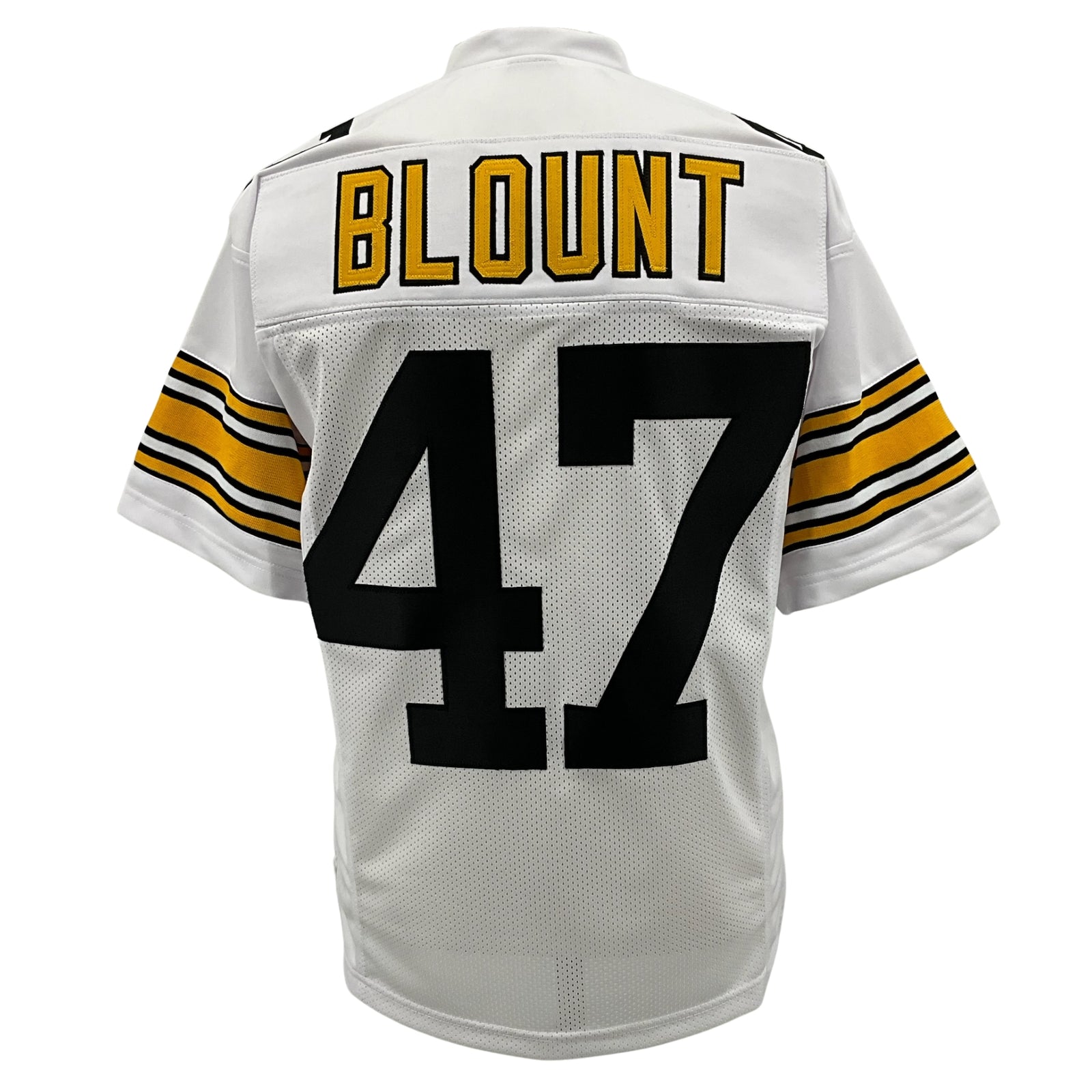 Mel Blount Jersey Old Number White Pittsburgh | S-5XL Custom Sewn Stitched