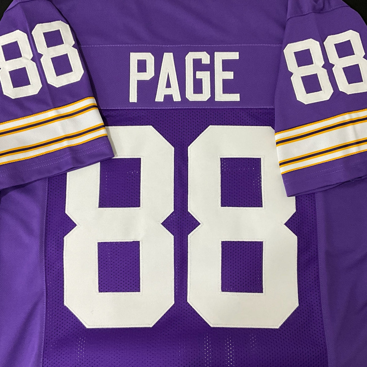 Alan Page Jersey Purple Minnesota | Unisex Adult Sizes S-5XL Unsigned Custom Sewn Stitched