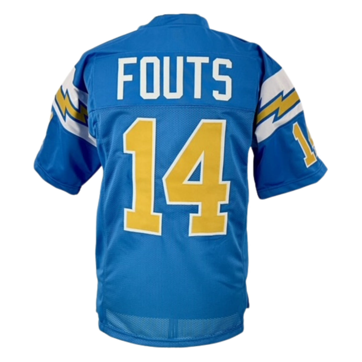 Dan Fouts Jersey Powder Blue Yellow Number San Diego | Unisex Adult Sizes S-5XL Unsigned Custom Sewn Stitched