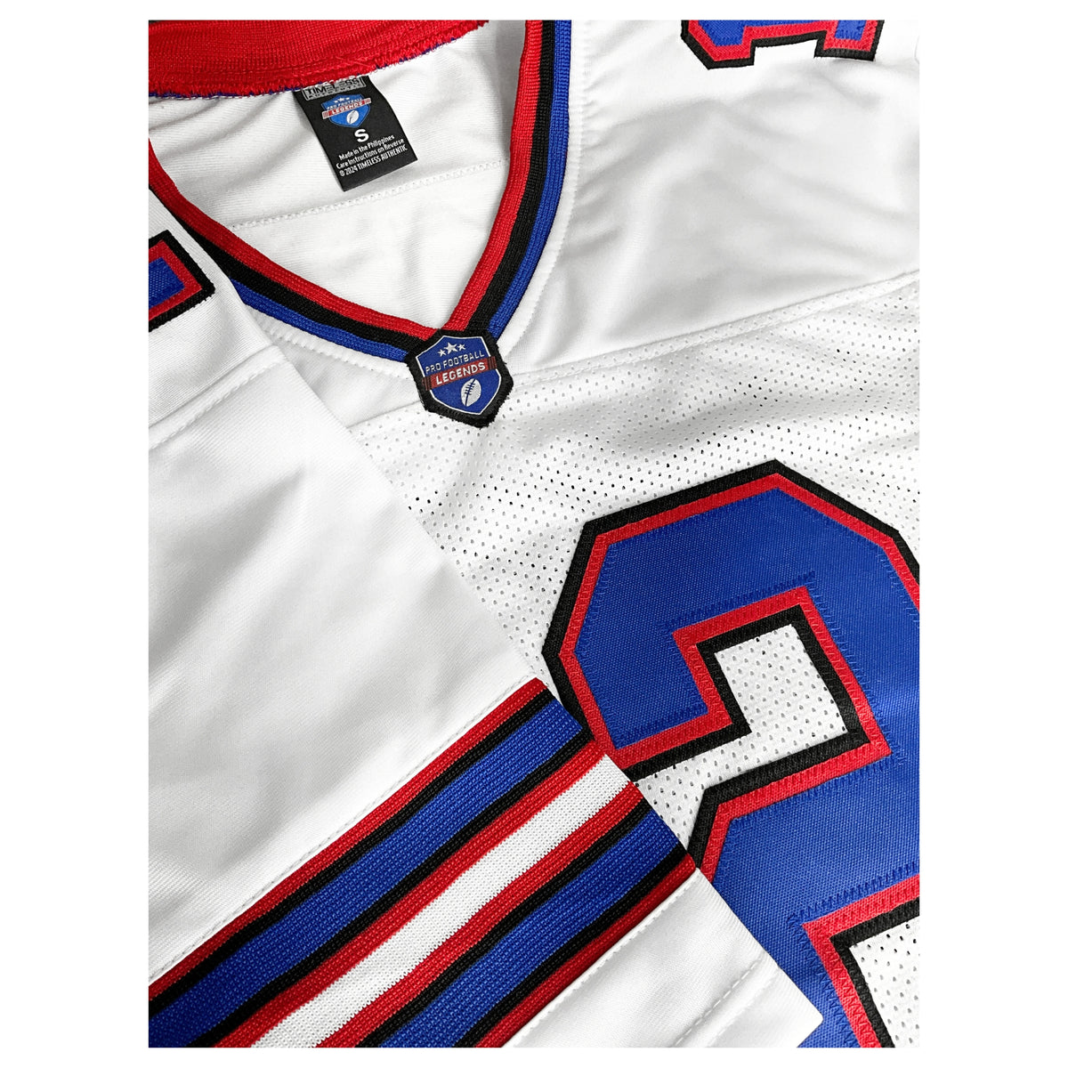 Jim Kelly Jersey White Buffalo | Unisex Adult Sizes S-5XL Unsigned Custom Sewn Stitched