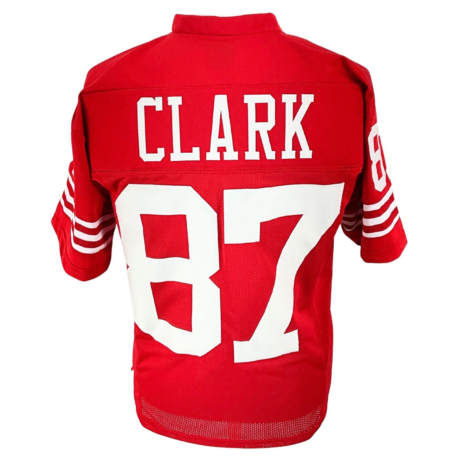Dwight Clark Jersey Red San Francisco | Unisex Adult Sizes S-5XL Unsigned Custom Sewn Stitched