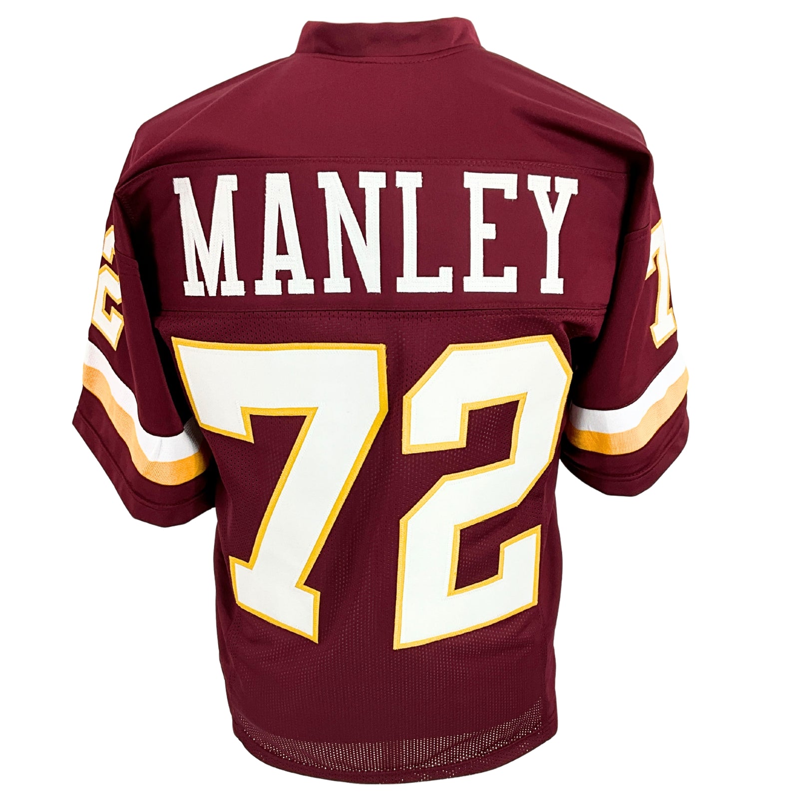 Dexter Manley Jersey Burgundy Washington | Unisex Adult Sizes S-5XL Unsigned Custom Sewn Stitched