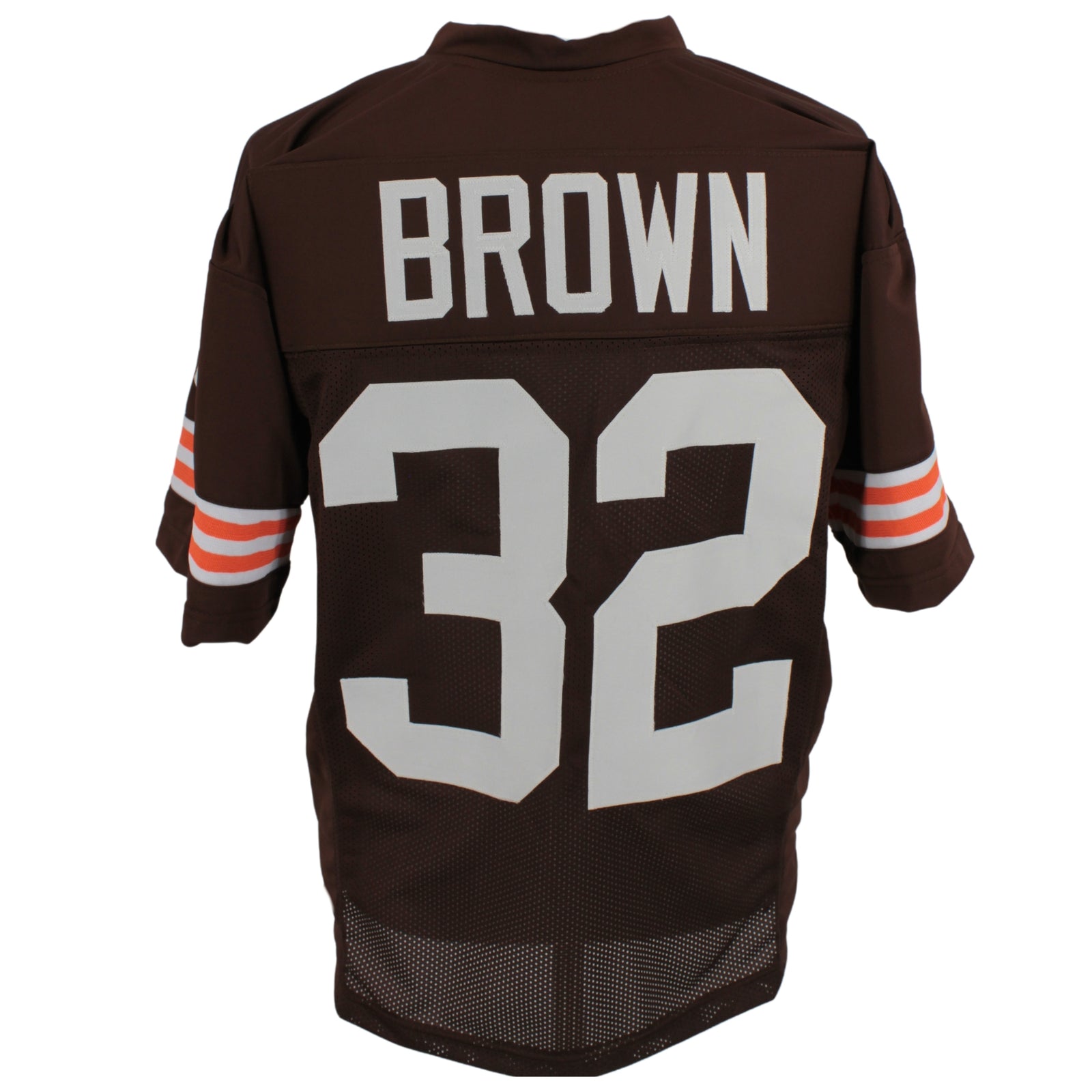 Jim Brown 2-Tone Color (see image 4) Brown Jersey Cleveland | M-5XL Custom Stitch