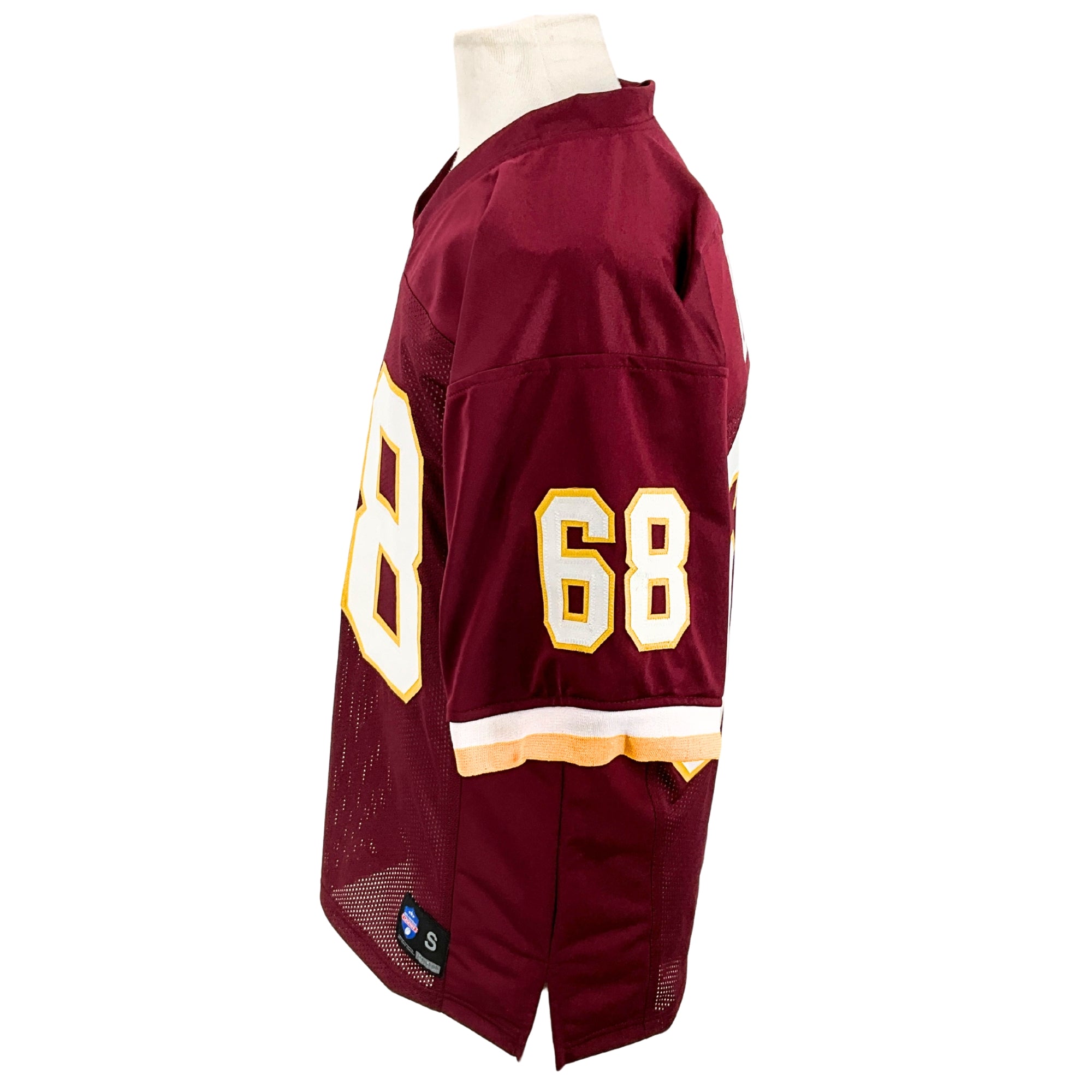 Russ Grimm Jersey Burgundy Washington | Unisex Adult Sizes S-5XL Unsigned Custom Sewn Stitched