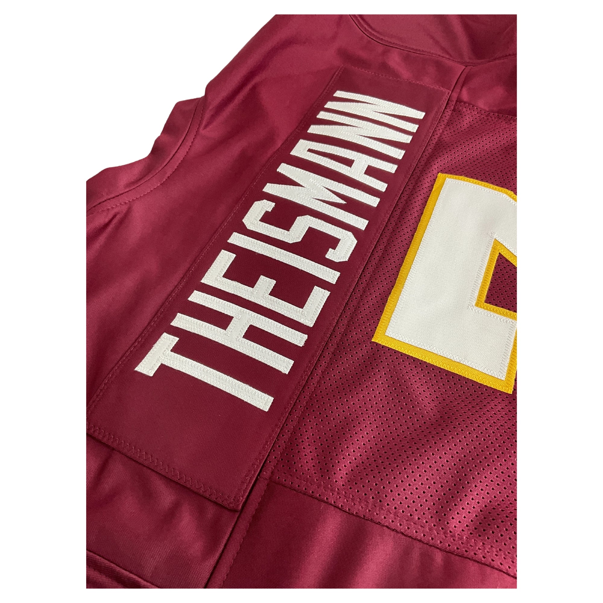 Joe Theismann Jersey Burgundy Washington | Unisex Adult Sizes S-5XL Unsigned Custom Sewn Stitched