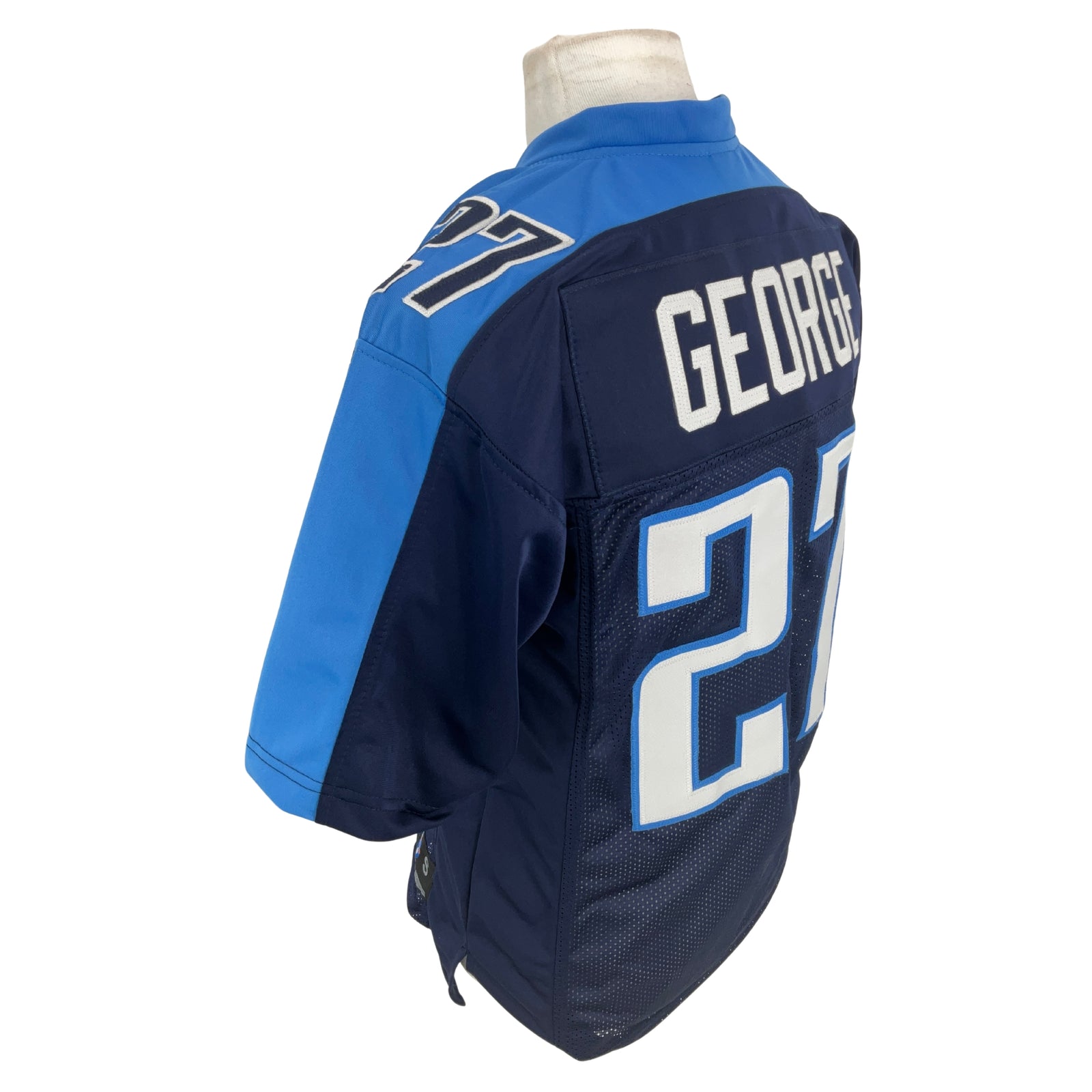 Eddie George Jersey Navy Blue Tennessee | Unisex Adult Sizes S-5XL Unsigned Custom Sewn Stitched