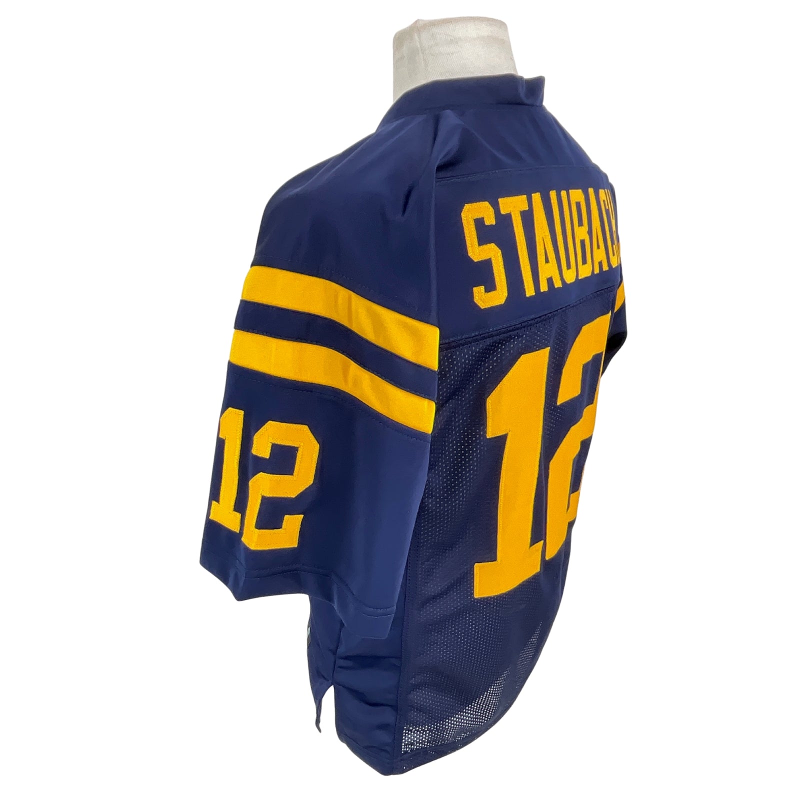 Roger Staubach Jersey Navy Blue Midshipmen | Unisex Adult Sizes S-5XL Unsigned Custom Sewn Stitched