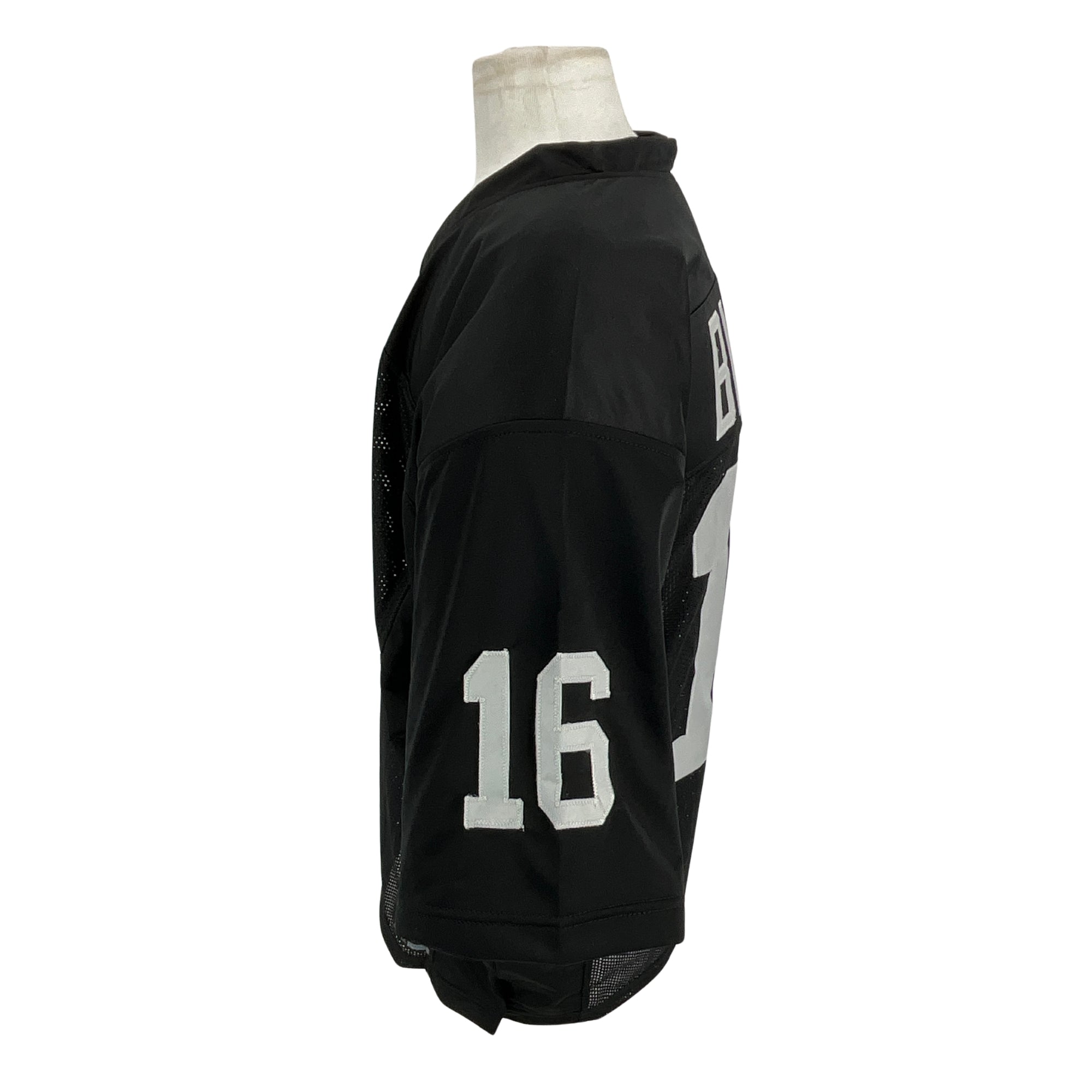 George Blanda Jersey Black Oakland | Unisex Adult Sizes S-5XL Unsigned Custom Sewn Stitched