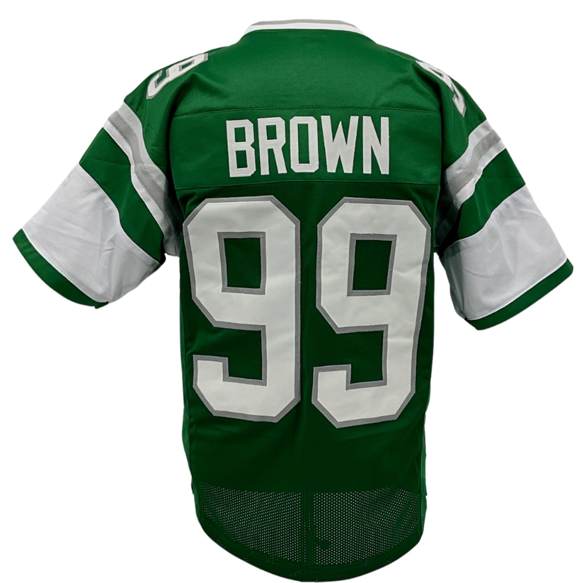 Jerome Brown Jersey Green Philadelphia | S-5XL Unsigned Custom Sewn Stitched