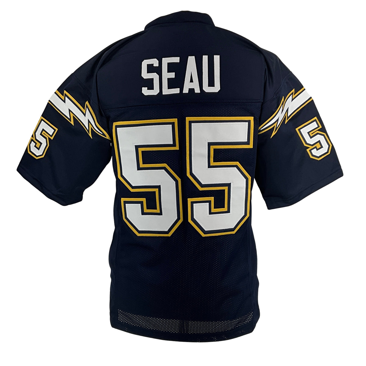 Junior Seau Jersey Navy Blue San Diego | Unisex Adult Sizes S-5XL Unsigned Custom Sewn Stitched