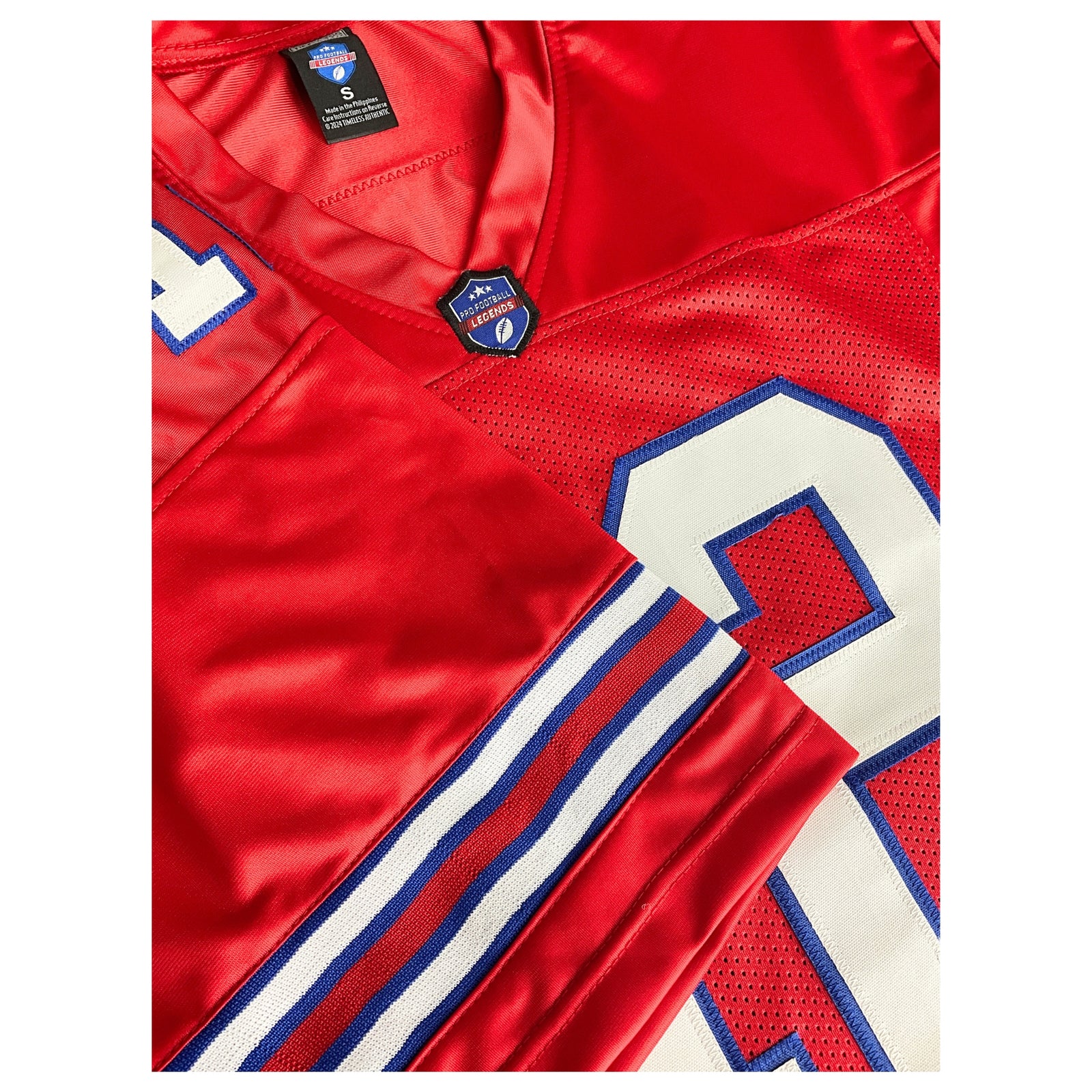 Jim Kelly Jersey Red Buffalo | Unisex Adult Sizes S-5XL Unsigned Custom Sewn Stitched