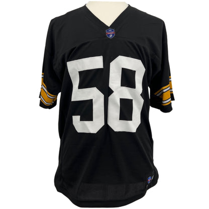 Jack Lambert Jersey Old Number Black Pittsburgh S-5XL Custom Sewn Stitch