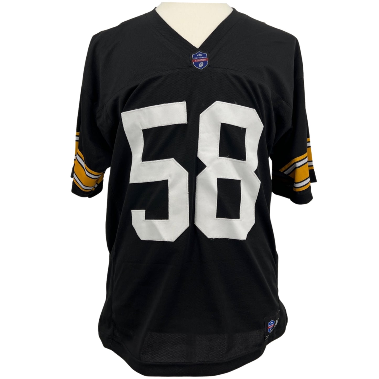 Jack Lambert Jersey Old Number Black Pittsburgh | S-5XL Custom Sewn Stitch