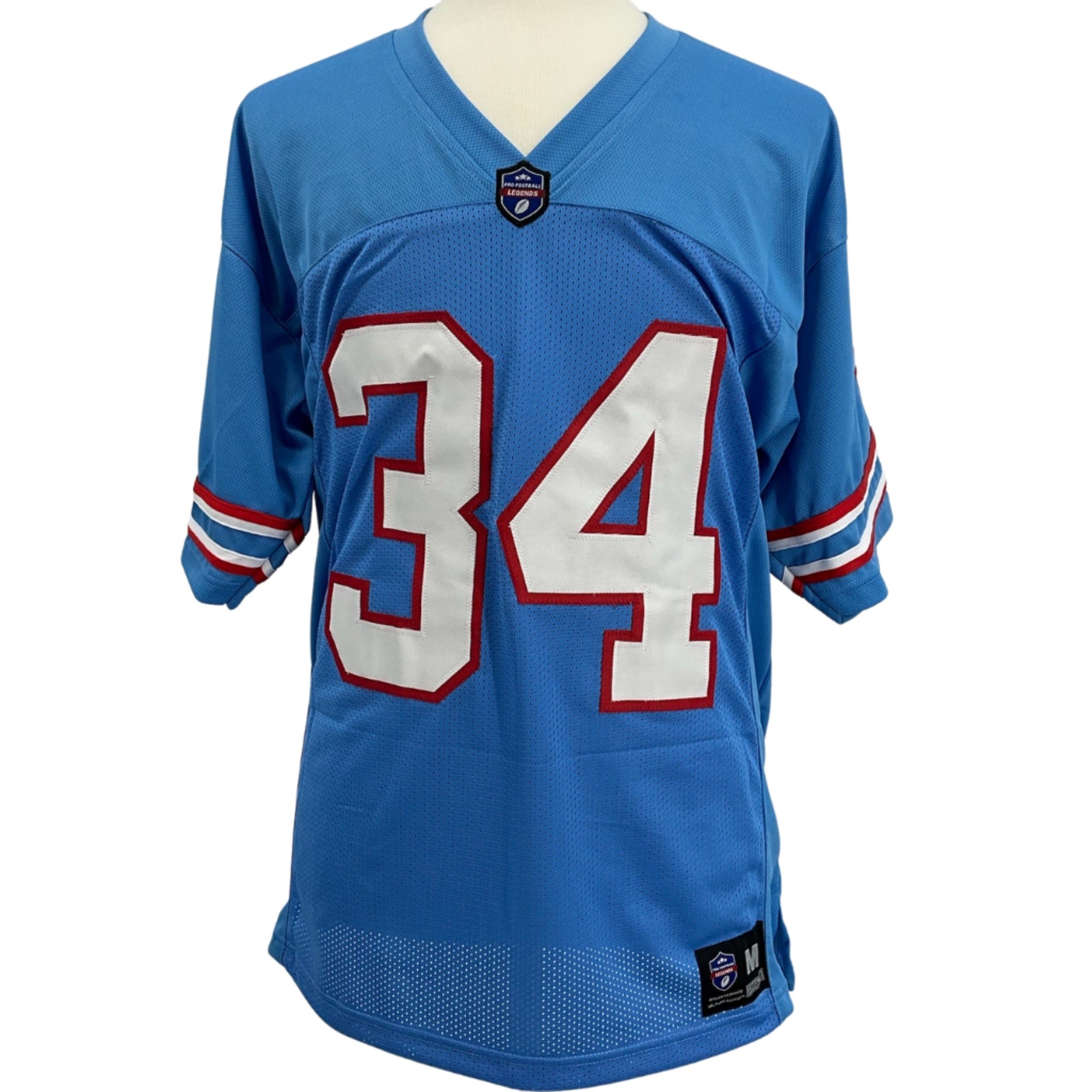 Earl Campbell Jersey Blue Houston | M-5XL Custom Sewn Stitched