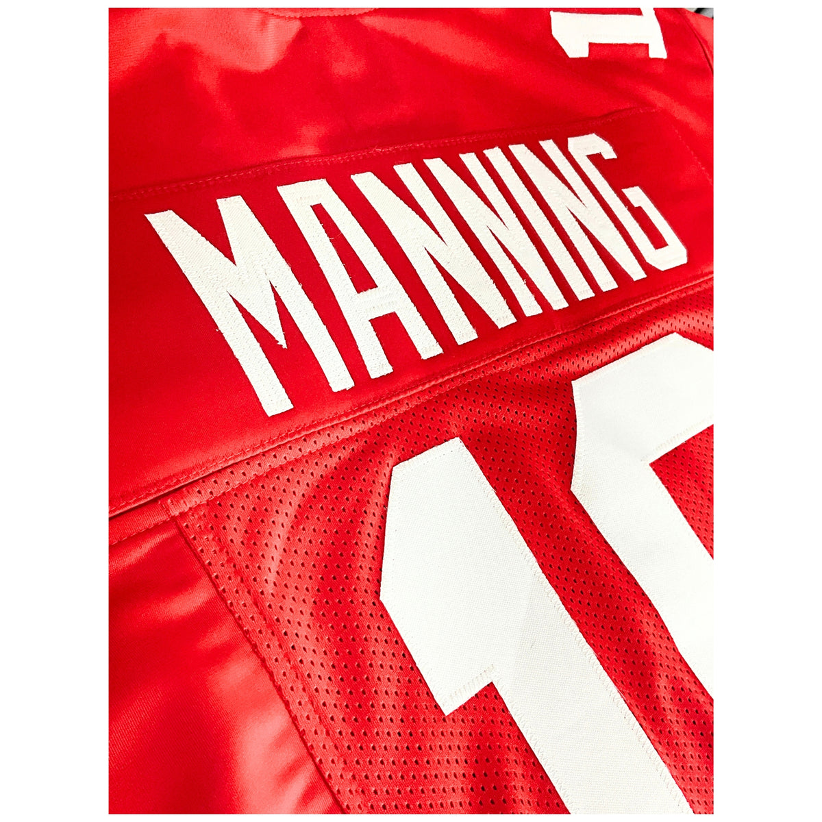 Eli Manning Jersey Red New York | Unisex Adult Sizes S-5XL Unsigned Custom Sewn Stitched