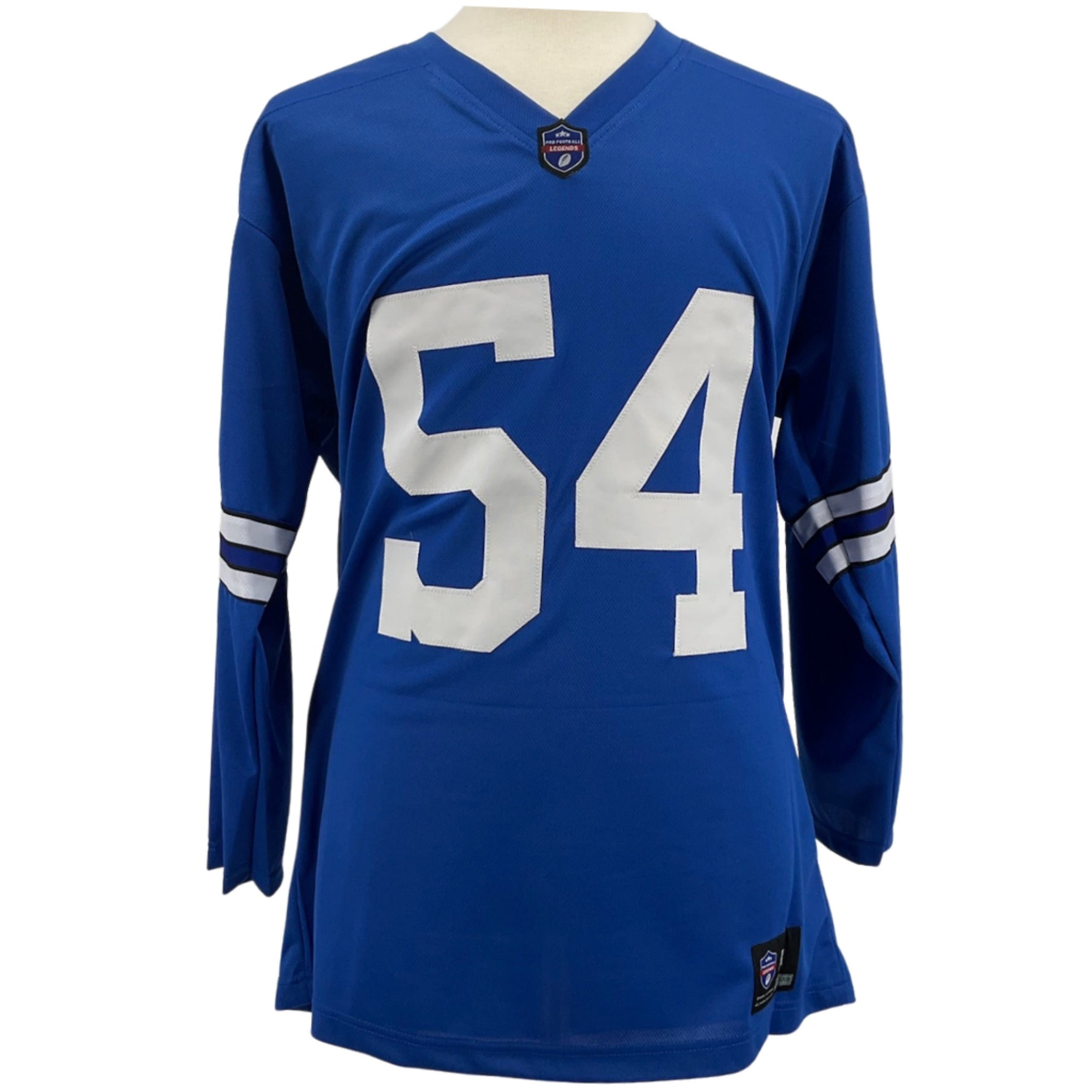 Randy White Jersey L/S Blue Dallas M-5XL Custom Sewn Stitched