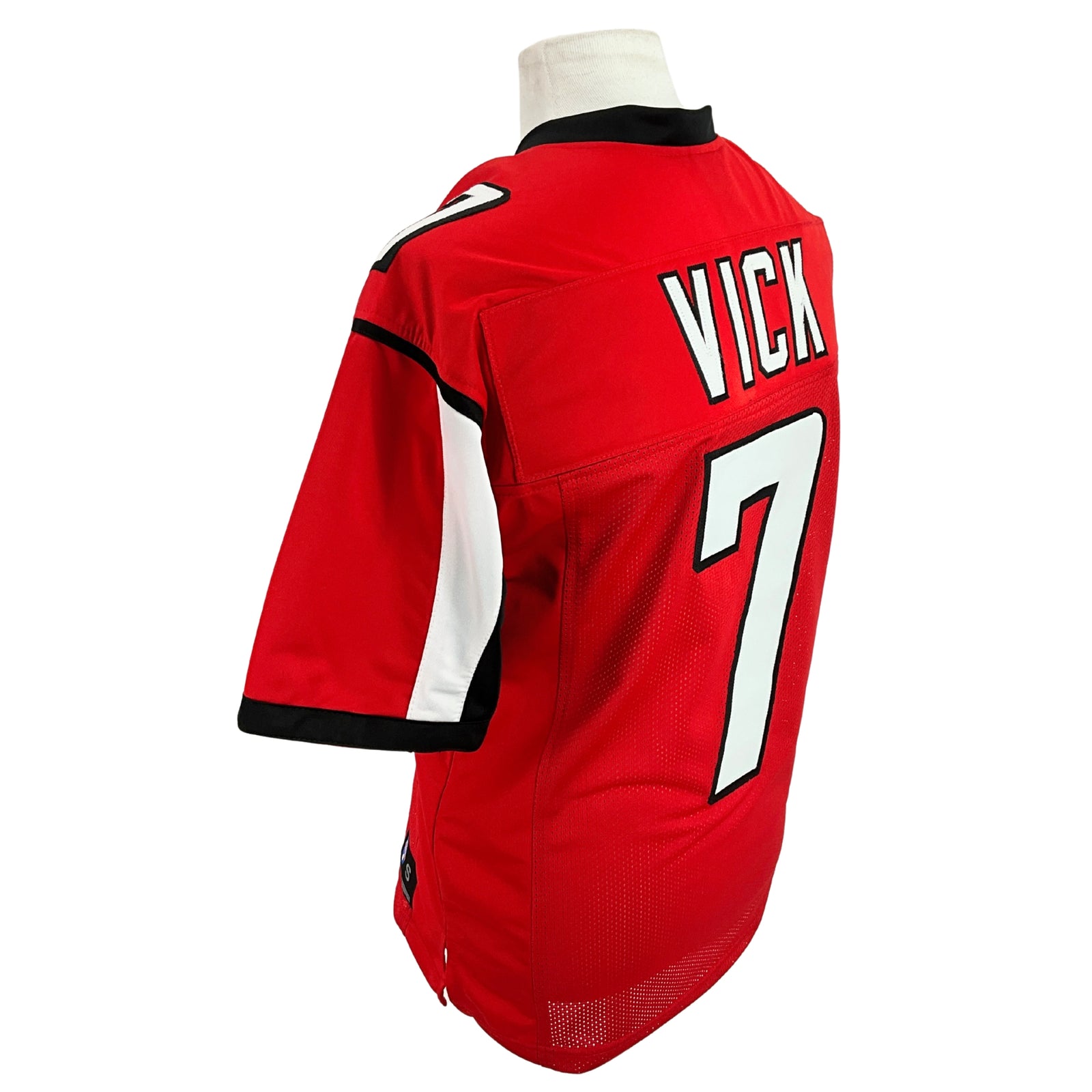 Michael Vick Jersey Red Atlanta |  Unisex Adult Sizes S-5XL Unsigned Custom Sewn Stitched