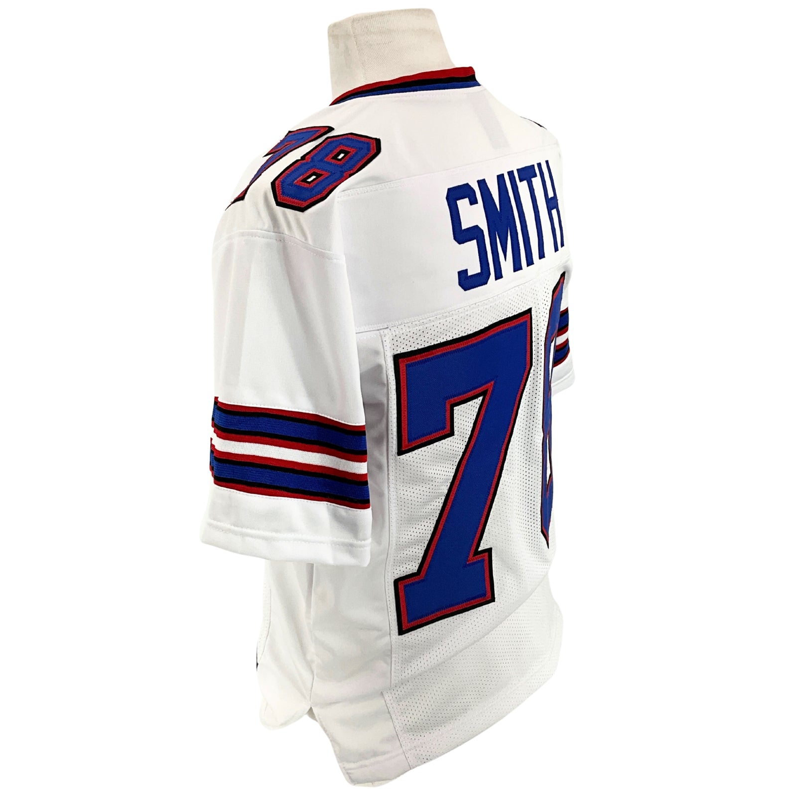 Bruce Smith Jersey White Buffalo | Unisex Adult Sizes S-5XL Unsigned Custom Sewn Stitched
