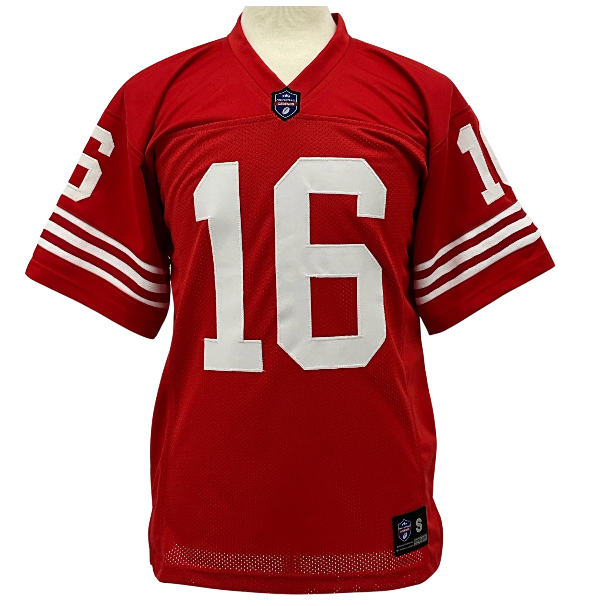 Joe Montana Jersey Red San Francisco | Unisex Adult Sizes S-5XL Unsigned Custom Sewn Stitched