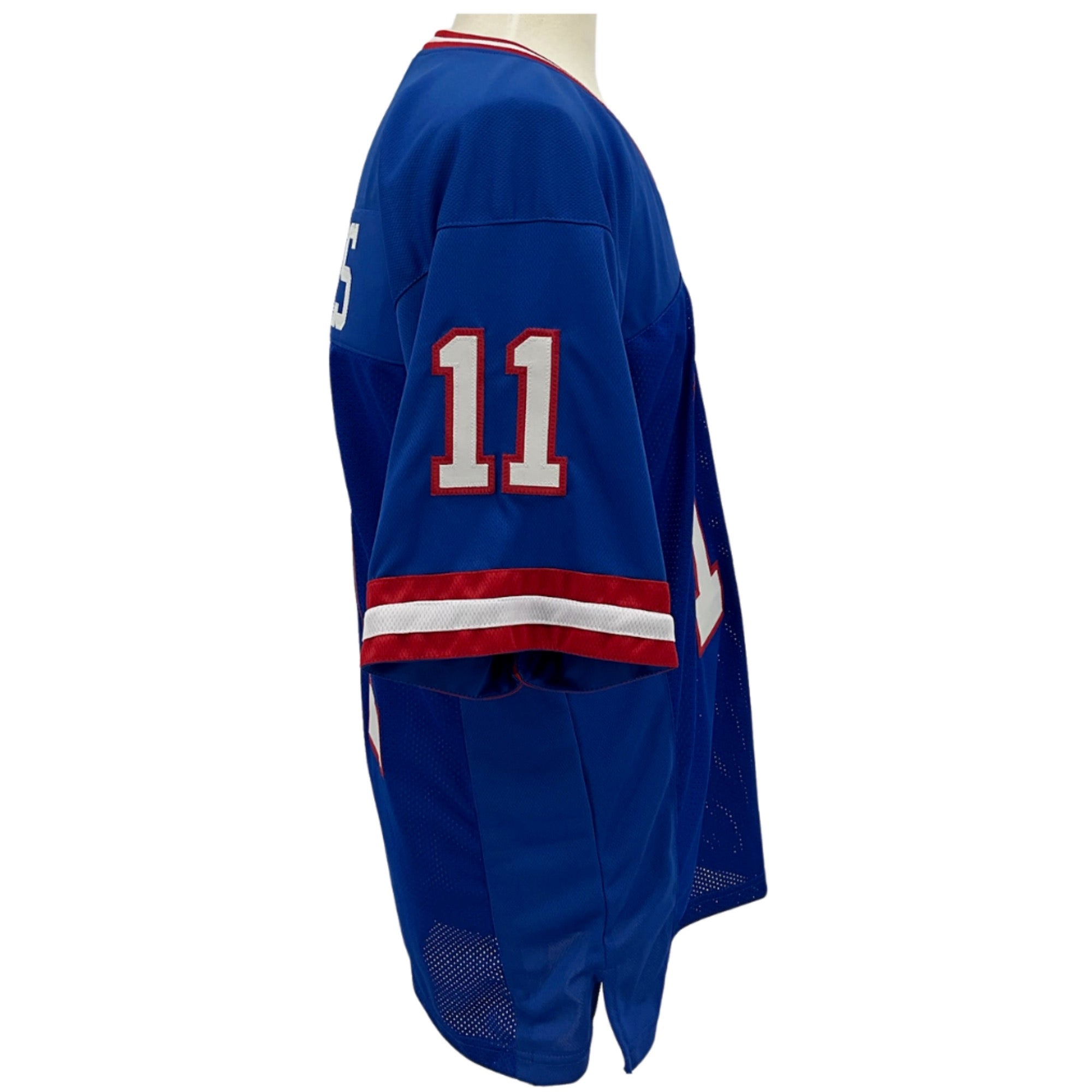 Phil Simms Jersey Blue New York | Unisex Adult Sizes S-5XL Unsigned Custom Sewn Stitched