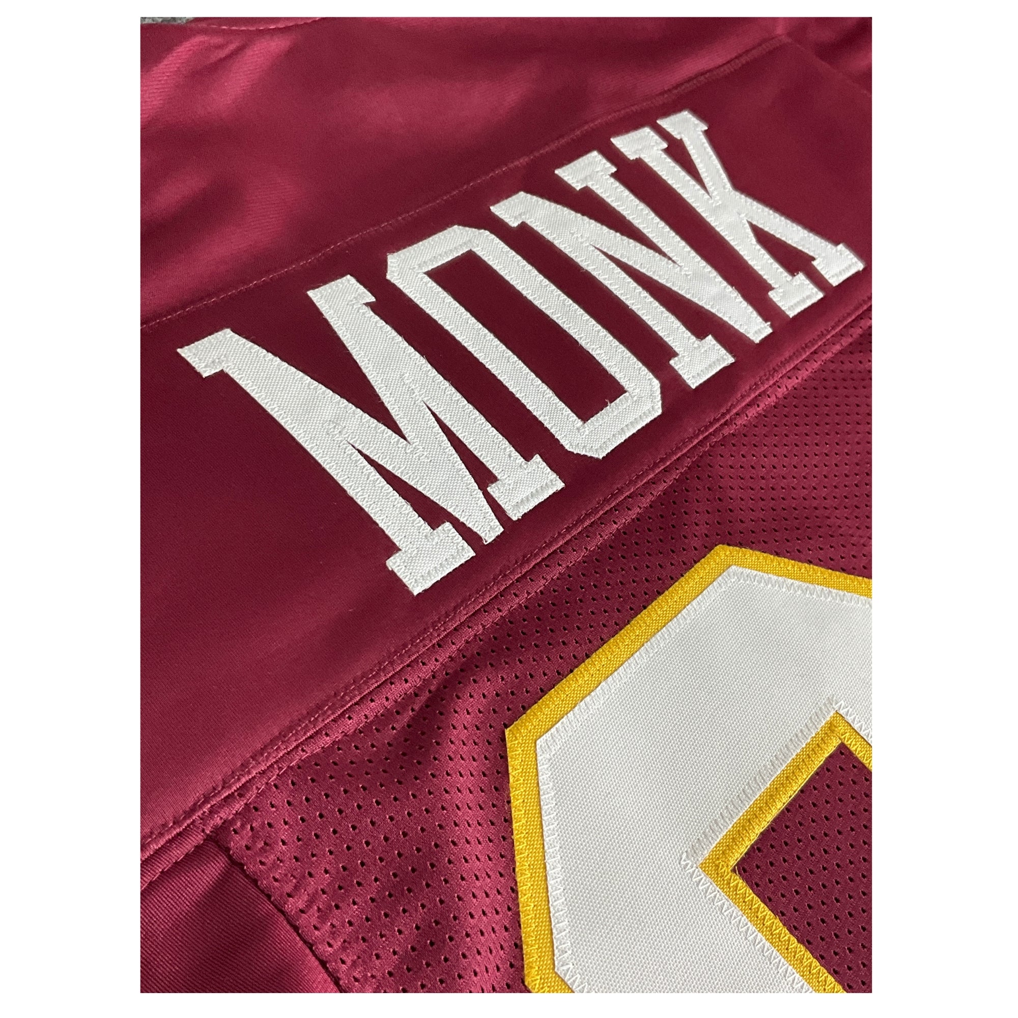 Art Monk Jersey Burgundy Washington | Unisex Adult Sizes S-5XL Unsigned Custom Sewn Stitched