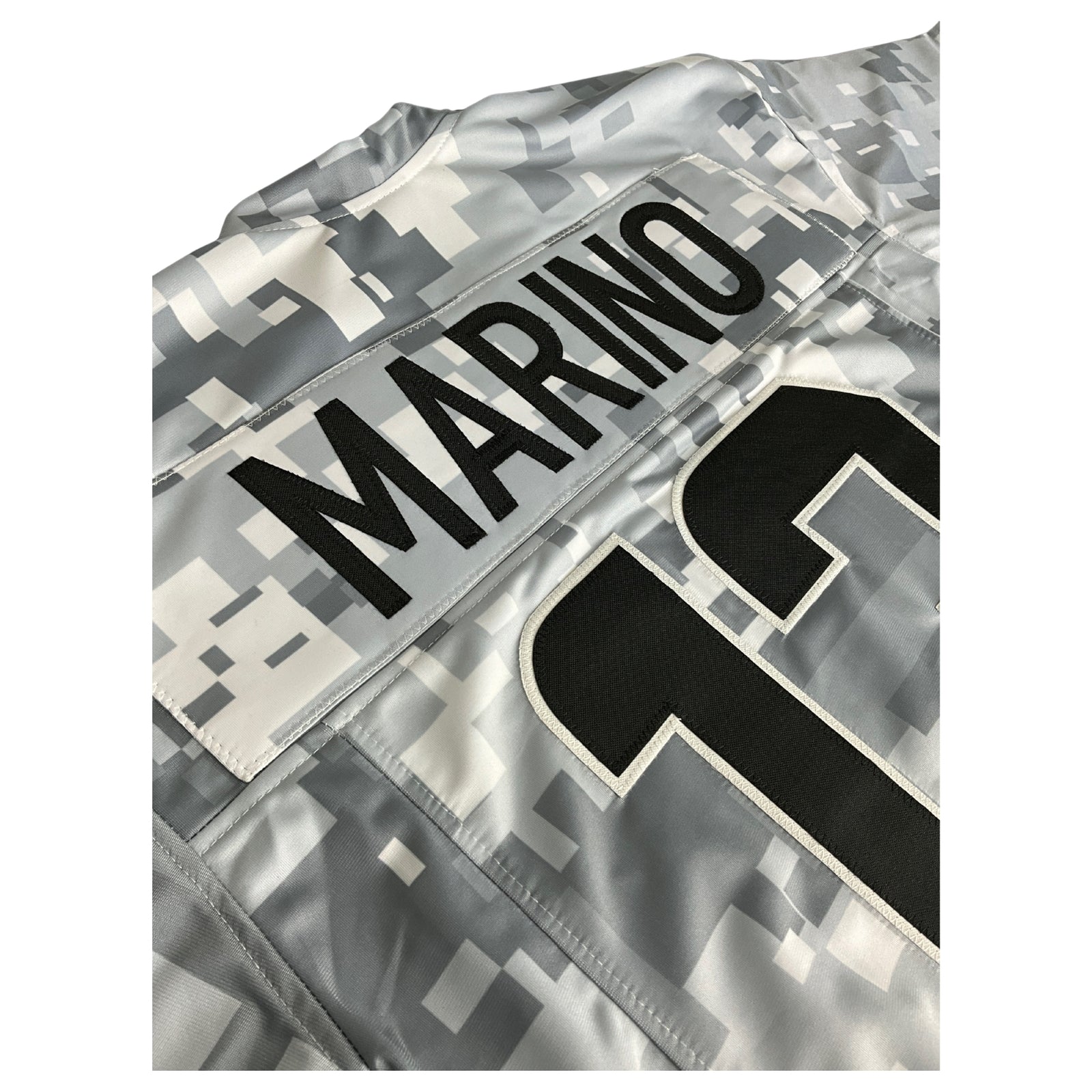 Dan Marino Jersey White Camo Miami | Unisex Adult Sizes S-5XL Unsigned Custom Sewn Stitched