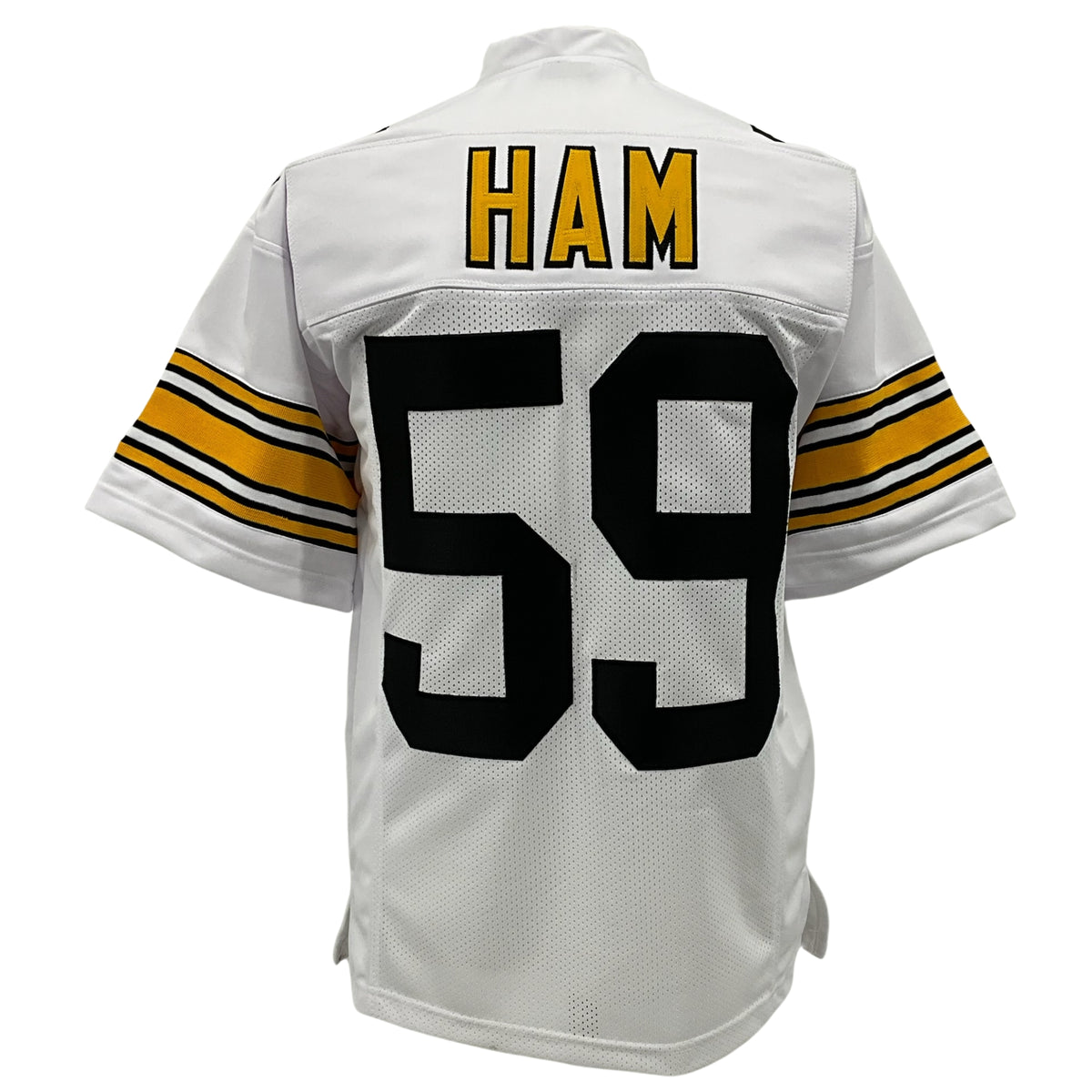 Jack Ham Jersey Old Number White Pittsburgh | S-5XL Unsigned Custom Sewn Stitch