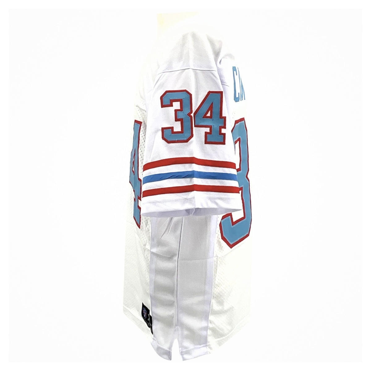Earl Campbell Jersey White Houston | Unisex Adult Sizes S-5XL Unsigned Custom Sewn Stitched