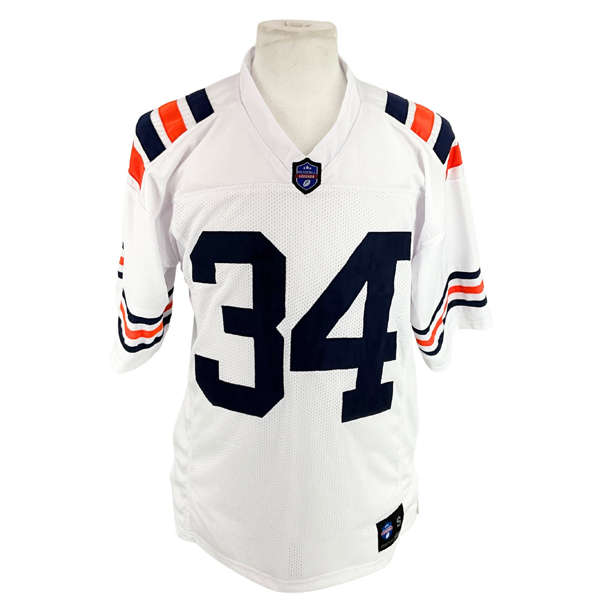 Walter Payton Jersey White 100 Chicago | Unisex Adult Sizes S-5XL Unsigned Custom Sewn Stitched