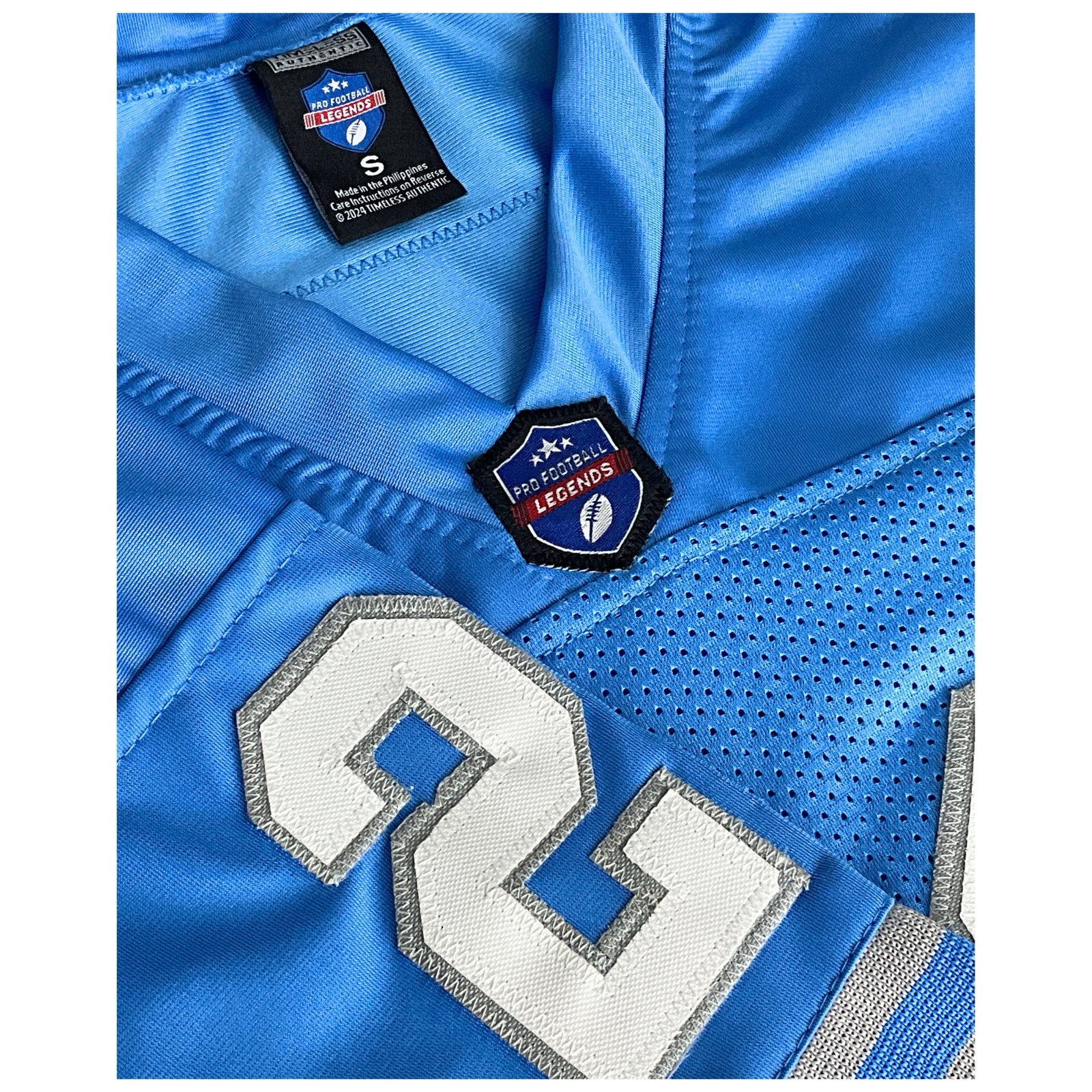 Barry Sanders Jersey Honolulu Blue Detroit | Unisex Adult Sizes S-5XL Unsigned Custom Sewn Stitched