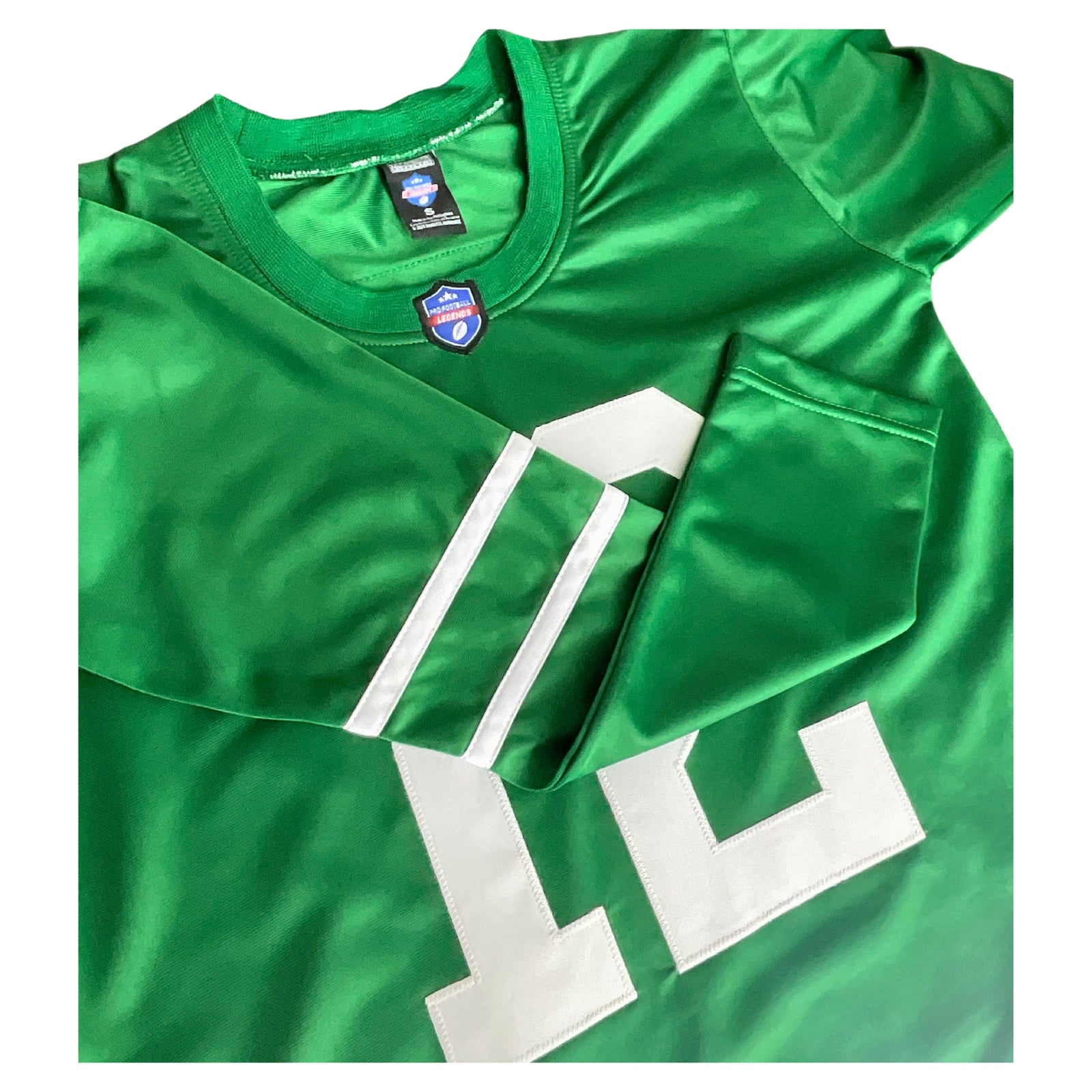 Joe Namath Jersey Long Sleeve Green New York | Unisex Adult Sizes S-5XL Unsigned Custom Sewn Stitched