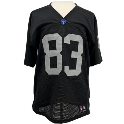 Ted Hendricks Jersey Black Oakland | S-5XL Unsigned Custom Sewn Stitched