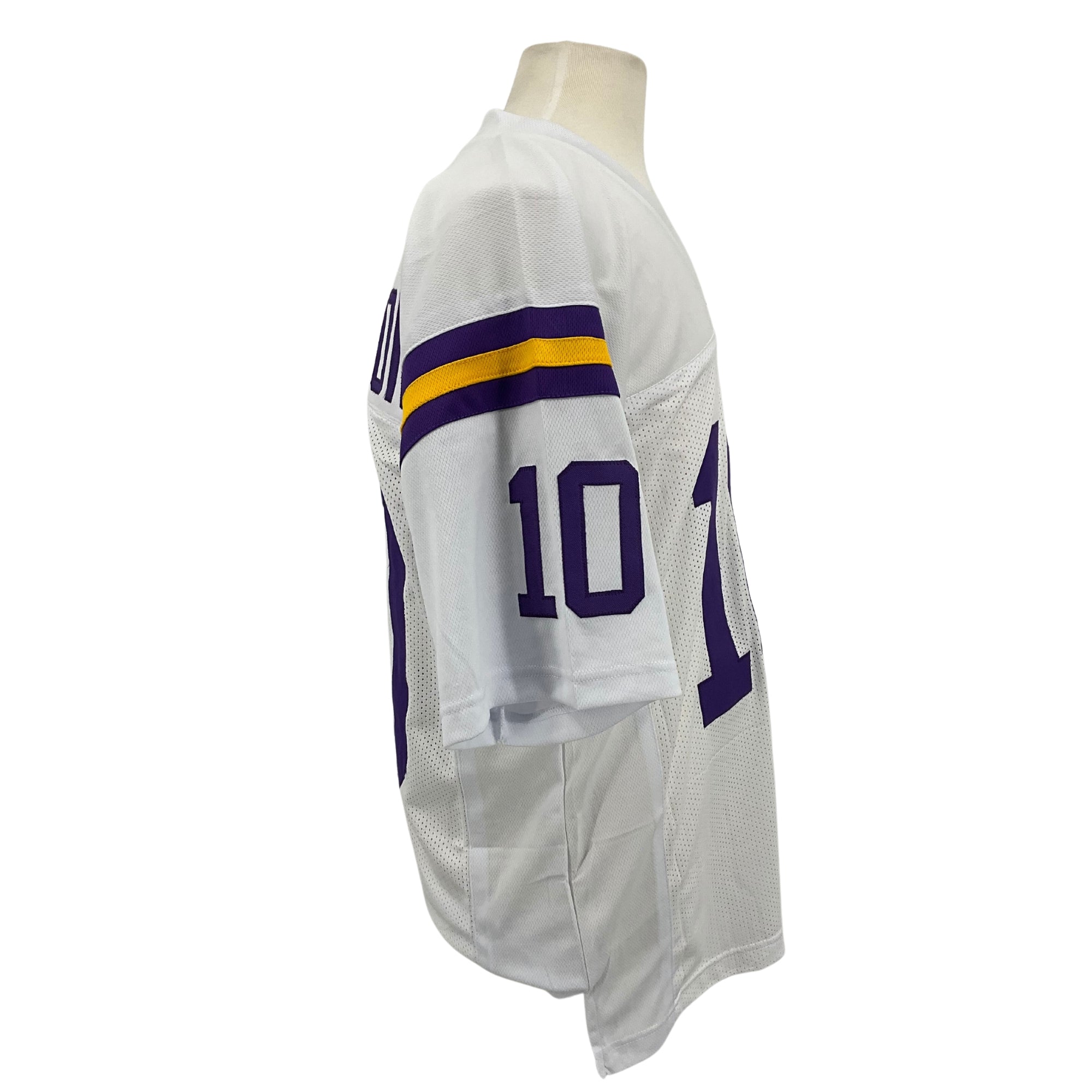 Fran Tarkenton Jersey White Minnesota | M-5XL Custom Sewn Stitch