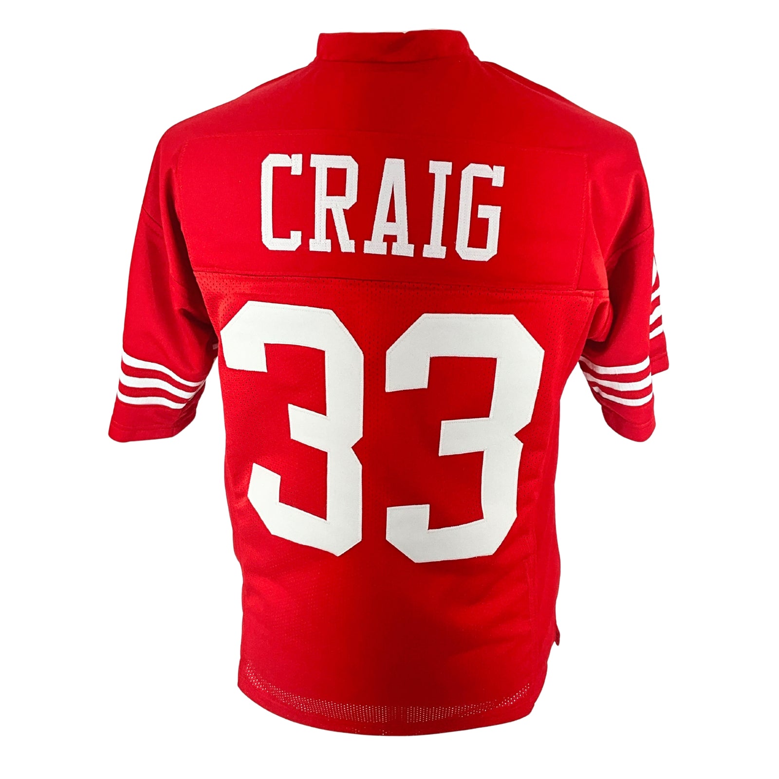 Roger Craig Jersey Red San Francisco | Unisex Adult Sizes S-5XL Unsigned Custom Sewn Stitched