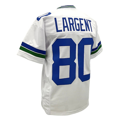 Steve Largent Jersey White Seattle | S-5XL Unsigned Custom Sewn Stitched