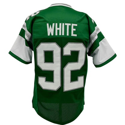 Reggie White Jersey Green Philadelphia S-5XL Custom Sewn Stitched