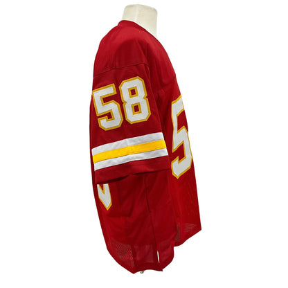 Derrick Thomas Jersey Red Kansas City | M-5XL Custom Sewn Stitched